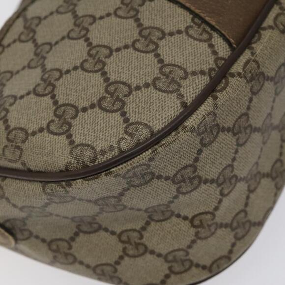 GUCCI GG Supreme Web Sherry Line Shoulder Bag Pvc Beige 89 02 032 - Picture 11 of 16